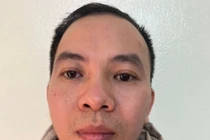 Đối tượng Nguyễn Văn Luân tại cơ quan công an. 