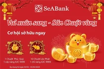 Dùng ngân hàng điện tử Seabank "vui xuân sang, săn chuột vàng"