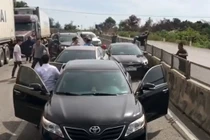 50 cảnh sát rượt đuổi ôtô chở lô ma tuý hàng chục tỷ đồng