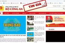 Trang website có dấu hiệu giả mạo với mục đích lừa đảo chiếm đoạt tài sản. 