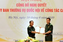 Thiếu tướng Đỗ Quang Thành giữ chức vụ Phó Chủ nhiệm Ủy ban Quốc phòng và An ninh