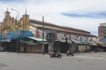 Chợ Tân Định, quận 1, TPHCM đóng của nhiều tháng qua vì dịch bệnh bùng phát mạnh.