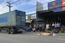 Hiện trường vụ tai nạn.