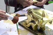 Tuyệt phẩm Trâu dát vàng 24k sẵn sàng đón Tết Nguyên đán