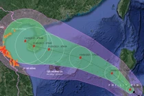 Hai kịch bản di chuyển của bão Conson trên Biển Đông