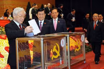 Đại hội XIII: Bỏ phiếu kín việc rút khỏi danh sách đề cử