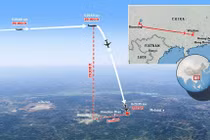 Máy bay Beoing 737-800 của Trung Quốc rơi chúc thẳng đầu xuống đất