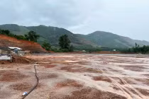 Khu đất bị san gạt trái phép tại xã Lệ Viễn, huyên Sơn Động.