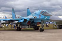 Video Su-34 Nga huấn luyện chiến đấu trên biển Syria