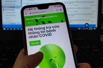 Tra cứu thông tin bệnh nhân COVID-19 trên trang https://benhnhancovid.info. Ảnh: Bảo An/Báo Tin tức