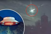 Vật thể bí ẩn soi sáng bầu trời đêm ở Nga