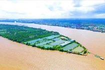 Khu du lịch Cồn Sơn thuộc phường Bùi Hữu Nghĩa, quận Bình Thủy, TP Cần Thơ.