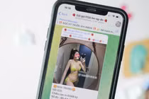 Hàng chục nhóm chat môi giới mại dâm hoạt động công khai trên nền tảng Telegram.