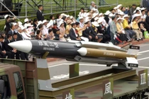 Tên lửa siêu thanh Hsiung Feng 3. Ảnh: AFP