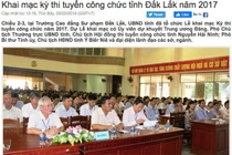 Phát hiện nhiều bài bị sửa điểm trong kỳ thi tuyển công chức tỉnh Đắk Lắc