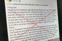 VTV lên tiếng về đoạn status giả mạo, lừa người dùng chia sẻ