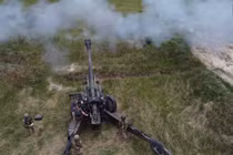 Quân đội Ukraine sử dụng pháo xe kéo FH70 155 mm của Ý