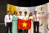100% học sinh thi Olympic Sinh học Quốc tế đạt huy chương