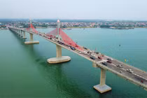 Thông xe cầu 950 tỷ nối Nghệ An và Hà Tĩnh