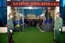 Chuẩn bị đón chuyến tàu chở Chủ tịch Triều Tiên Kim Jong Un tại Việt Nam