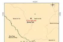 Quảng Ngãi, Kon Tum liên tiếp xảy ra động đất