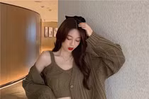 Phối đồ sành điệu với áo len