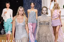 Thời trang nữ tính ren, tua rua… lên ngôi