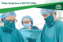 Bụng to bất thường, phụ nữ 41 tuổi mang u xơ tử cung nặng 3 kg