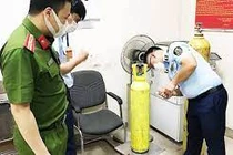 Không sử dụng khí N2O trên người bệnh khi chưa được phê duyệt