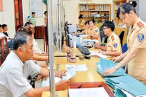 Trường hợp cấp đổi, cấp lại biển số định danh từ 15/8