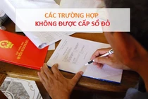 Những trường hợp không được sang tên sổ đỏ, sổ hồng từ tháng 9/2023