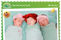 Ca sinh 3 tự nhiên cùng trứng hiếm gặp