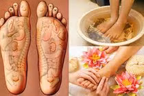 Ngâm chân phòng và hỗ trợ trị liệu cao huyết áp