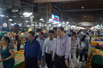 Đoàn kiểm tra Bộ Nông nghiệp và PTNT khảo sát chuỗi giá trị nông sản tại chợ đầu mối tại TP HCM