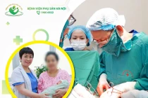 Cứu mẹ con sản phụ rau tiền đạo trung tâm, rau cài răng lược, đa ối