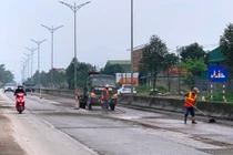 Cận cảnh Tập đoàn Cienco4 “vá” Quốc lộ 1A