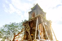 “Thần đèn” di dời thành công cổng đền 200 năm tuổi ở Hà Tĩnh