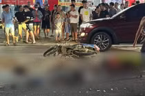 Kinh hoàng xe máy phóng nhanh, đâm trực diện khiến 6 người thương vong