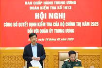 Công bố quyết định kiểm tra đối với Quân ủy Trung ương
