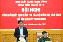 Công bố quyết định kiểm tra đối với Quân ủy Trung ương