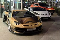 Cận cảnh "đàn bò tót" Lamborghini trăm tỷ đồng tại Sài Gòn