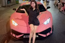 Lamborghini Huracan LP610-4 "màu hường" nữ tính của biker Sài thành