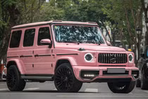 Khám phá Mercedes-AMG G63 "vạn người mê, màu hường" lạ mắt ở Hà Nội