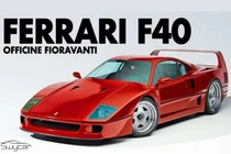 Siêu xe huyền thoại Ferrari F40 thêm gói nâng cấp hiệu suất cao
