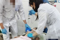 Bé 5 tuổi suy hô hấp vì bị hóc quả nhãn