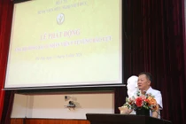 Hiến máu nhân đạo ủng hộ đồng bào bị thiệt hại do bão Yagi