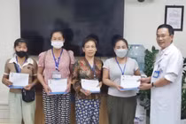 Bệnh viện K hỗ trợ cho 115 bệnh nhân bị thiệt hại bão Yagi