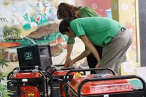 Cách sử dụng máy phát điện an toàn trong mưa bão