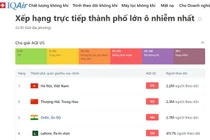 Chất lượng không khí ở mức rất có hại tại Hà Nội