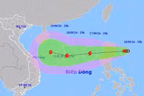 Áp thấp nhiệt đới khả năng mạnh lên thành bão